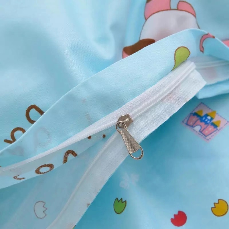 Trẻ em một mảnh vải cotton 1,2m1,5m vỏ chăn mẫu giáo trẻ em học sinh phim hoạt hình vỏ chăn bông em bé tùy chỉnh - Quilt Covers