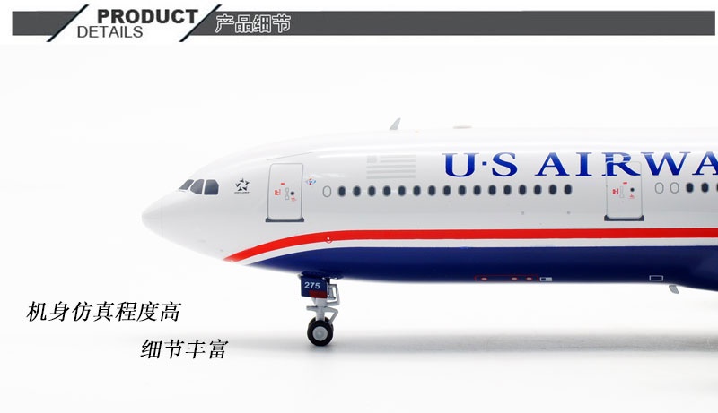 Máy bay chở khách A330-300 N275AY cao cấp 1: 200 của American Airlines kiểu IF333US0519 hợp kim - Chế độ tĩnh