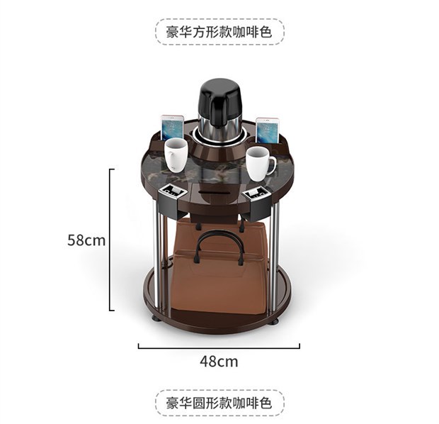 Máy mạt chược bàn trà bàn trà phụ kiện giá đựng nước mạt chược tự động bàn mạt chược bàn gạt tàn cờ vua giá đựng cốc nước - Các lớp học Mạt chược / Cờ vua / giáo dục