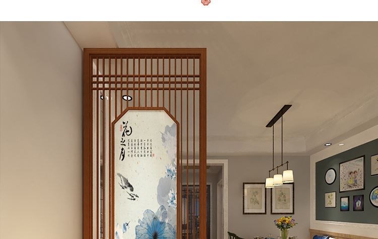 Phòng khách rỗng, trang trí lối vào, màn chắn gỗ hiện đại, hiên phòng ngủ, vách ngăn Trung Quốc mới, hàng rào đơn giản - Màn hình / Cửa sổ