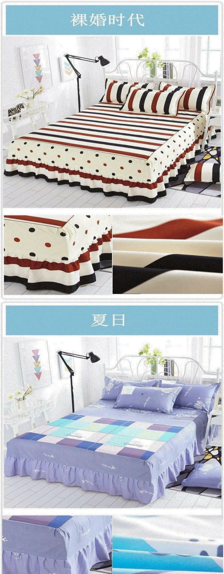 Khăn trải giường kiểu váy trải giường một mảnh phủ bụi 8 lớp phủ bảo vệ 1 1 5 5 8 1,8 x 2x2m 2,0 giường và 1,5 tấm - Váy Petti