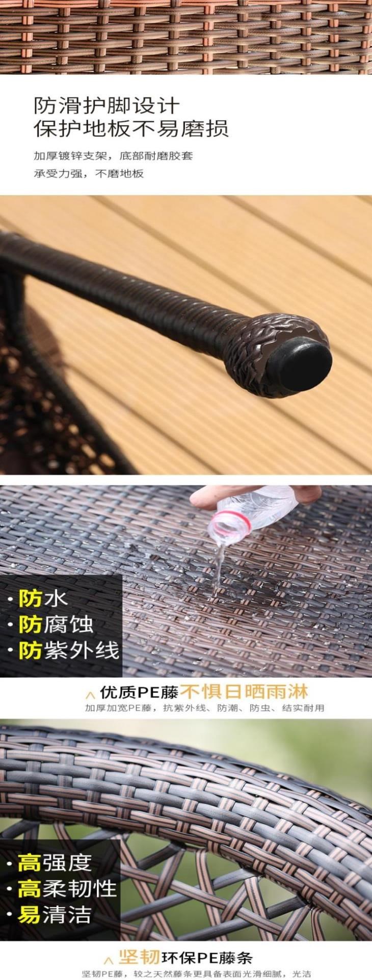 Bàn ghế tự nhiên ngoài trời ghế salon ngoài trời mây tre nhà vườn sáng tạo bàn ghế mây kết hợp ghế mây. - Bàn ghế ngoài trời / sân