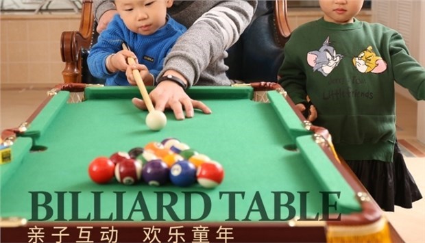 Bàn bida giải trí thành phố thương mại bàn bóng bàn cha mẹ trẻ em đa chức năng hộ gia đình tiêu chuẩn loại mini - Bi-a