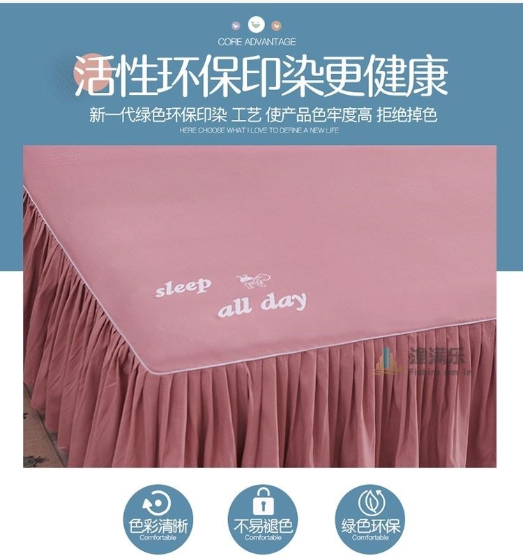 Trẻ em-mẹ giường phong cách mục vụ giường 150 cm khăn trải giường 2 mét phong cách châu Âu 180 cm vải trải giường mùa hè - Váy Petti