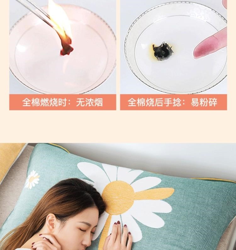Khăn gối gạc năm lớp bông một đôi khăn bông trẻ em khăn bông đơn giản Bắc Âu khăn đơn cao cấp Châu Âu - Khăn gối
