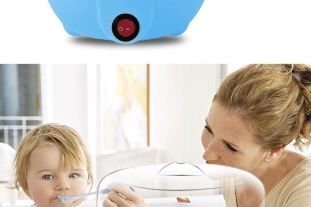 Thiết bị nhỏ, dụng cụ nhà bếp, nồi hấp điện mini, nồi trứng, nồi hấp điện đôi, bánh ngô hấp, rau hấp - Nồi trứng