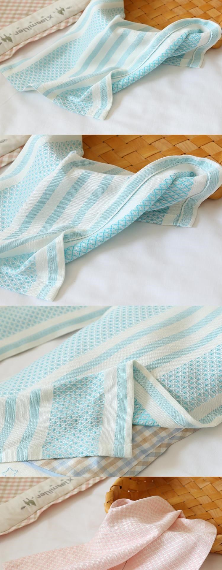 Bộ đôi khăn gối lụa tơ tằm sợi tre cho bé sơ sinh thấm mồ hôi và thoáng khí mùa hè thành khăn gối đơn - Khăn gối