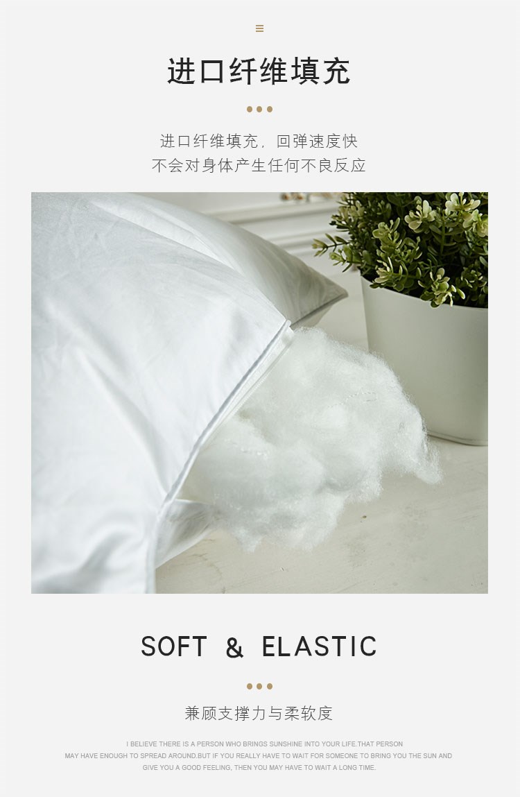Gối khách sạn năm sao được làm bằng chất liệu cotton lông nhung cho khách sạn đơn có đôi chống mọt siêu mềm cả đầu. - Gối