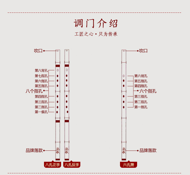 Biểu diễn sáo trúc chuyên nghiệp cao cấp, sáo trúc tím, sáo lỗ tinh, sáu lỗ, tám lỗ, Xiaodi, nhạc cụ phong cách cổ mới bắt đầu - Nhạc cụ dân tộc