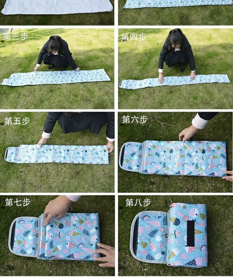 Mat Chống ẩm Mat Nordic Mat Bãi biển Mat Picnic Mat ngoài trời Di động cho trẻ em Picnic Vải Nông thôn Nhật Bản Tầng cửa hàng - Thảm chống ẩm / Mat / Gối