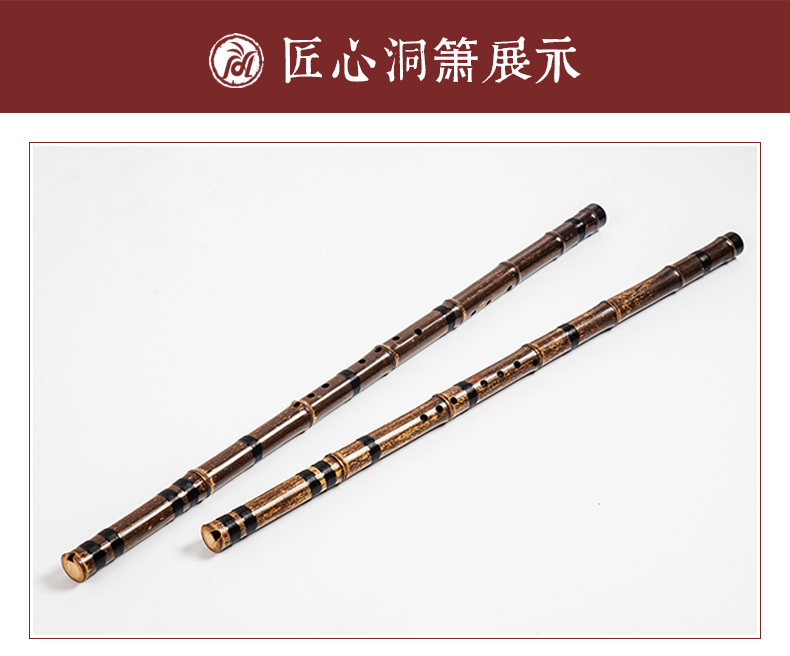 Tây Phong mới chơi Suxiao chuyên nghiệp Zizhu Cổ Xiao tinh luyện sáo dài Dongxiao Mới bắt đầu học nhạc cụ dân tộc sáo Xiaoxiao - Nhạc cụ dân tộc