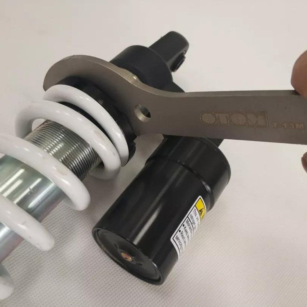Xe máy địa hình OTOM hấp thụ sốc Công cụ cờ lê bằng thép không gỉ phía trước và phía sau điều chỉnh hấp thụ sốc tháo gỡ lắp đặt bảo trì tháo rời - Bộ sửa chữa Motrocycle