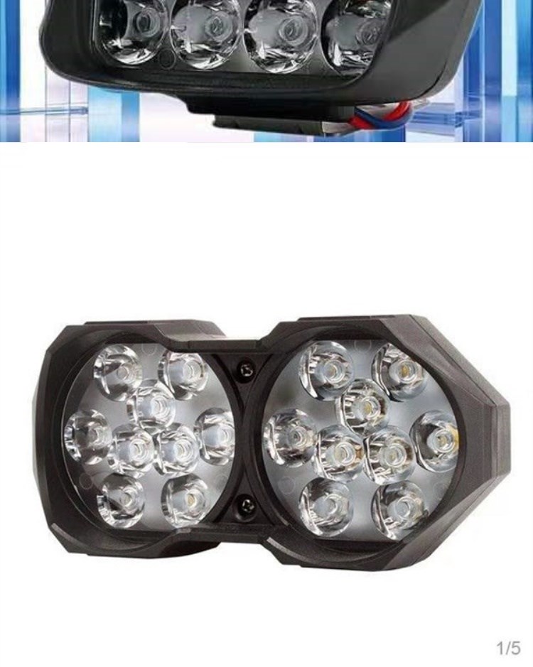 Đèn xe điện mạnh mẽ, đèn xe điện, đèn pha, siêu sáng và bền, đèn led xe ba bánh gia đình chắc chắn, đa kiểu dáng và ổn định - Đèn xe máy