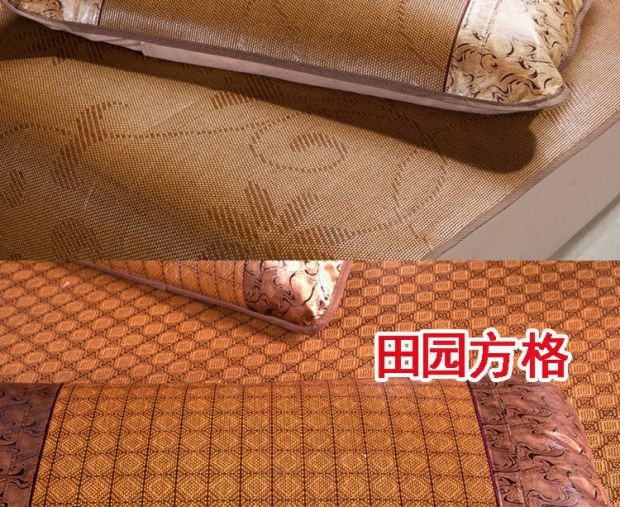 Pillowcase mảnh] áo gối chăn gối lụa mùa hè chiếu [mát mùa hè chiếu mát gối chiếu mây mùa hè chỉ băng 2 - Gối