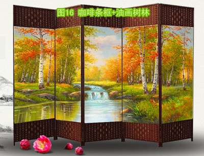Văn phòng bị hỏng phòng ngủ phong cách mới phong cách Trung Quốc nhà trà khách sạn màn hình phân vùng phòng khách màn hình lối vào không thấm nước - Màn hình / Cửa sổ