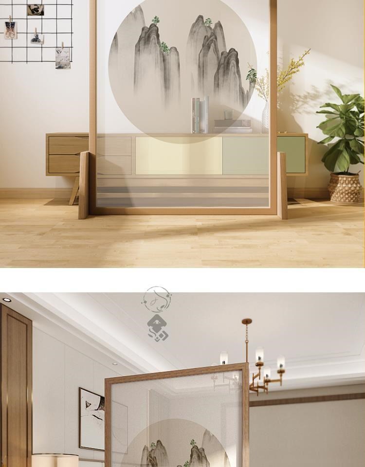 Lối vào mới phong cách Trung Quốc bằng gỗ rắn phòng khách vách ngăn ngăn giường đặc biệt là ghế màn phòng ngủ khối trang trí nhà lưới màu đỏ - Màn hình / Cửa sổ