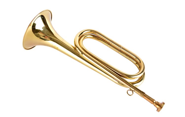 Xinbao Nhạc cụ Bugle Sạc Trumpet Trumpet Red Army Horn Vintage Brass - Nhạc cụ phương Tây