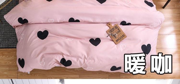 Công chúa phong cách chăn ga giường phòng ngủ giường đôi dễ thương đặc biệt ưu đãi đặc biệt bông tinh khiết bìa chăn đơn học sinh 1,5 mét đơn - Quilt Covers