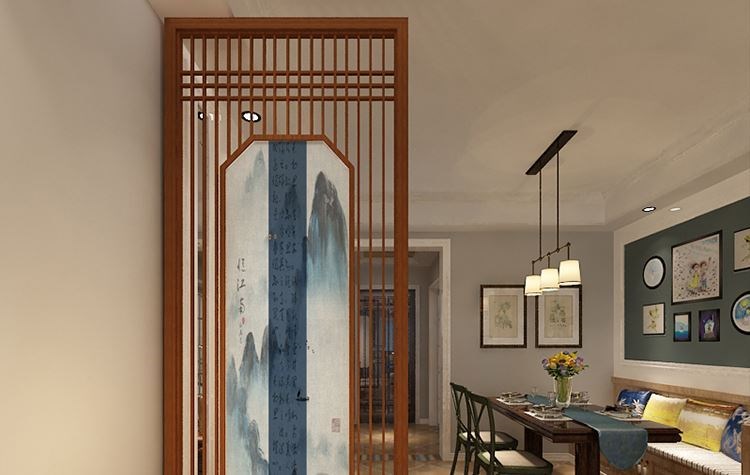 Phòng khách rỗng, trang trí lối vào, màn chắn gỗ hiện đại, hiên phòng ngủ, vách ngăn Trung Quốc mới, hàng rào đơn giản - Màn hình / Cửa sổ