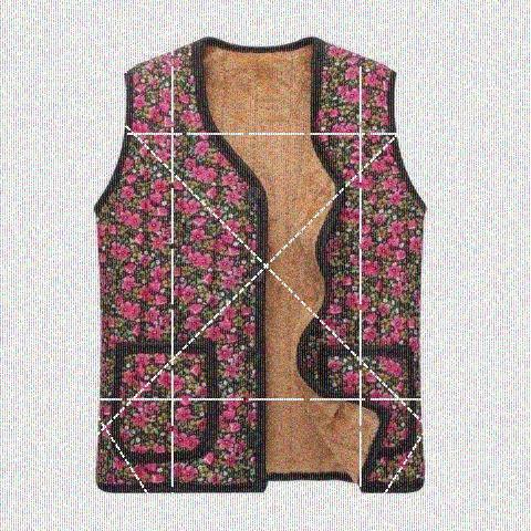 Áo len mẹ mùa đông ông già cotton vest nữ mùa xuân và mùa thu áo ngắn bà già bà áo không tay - Áo vest