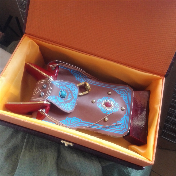 马鞍子工艺品摆件蒙古马鞍礼品纪念内蒙特色手工艺装饰品