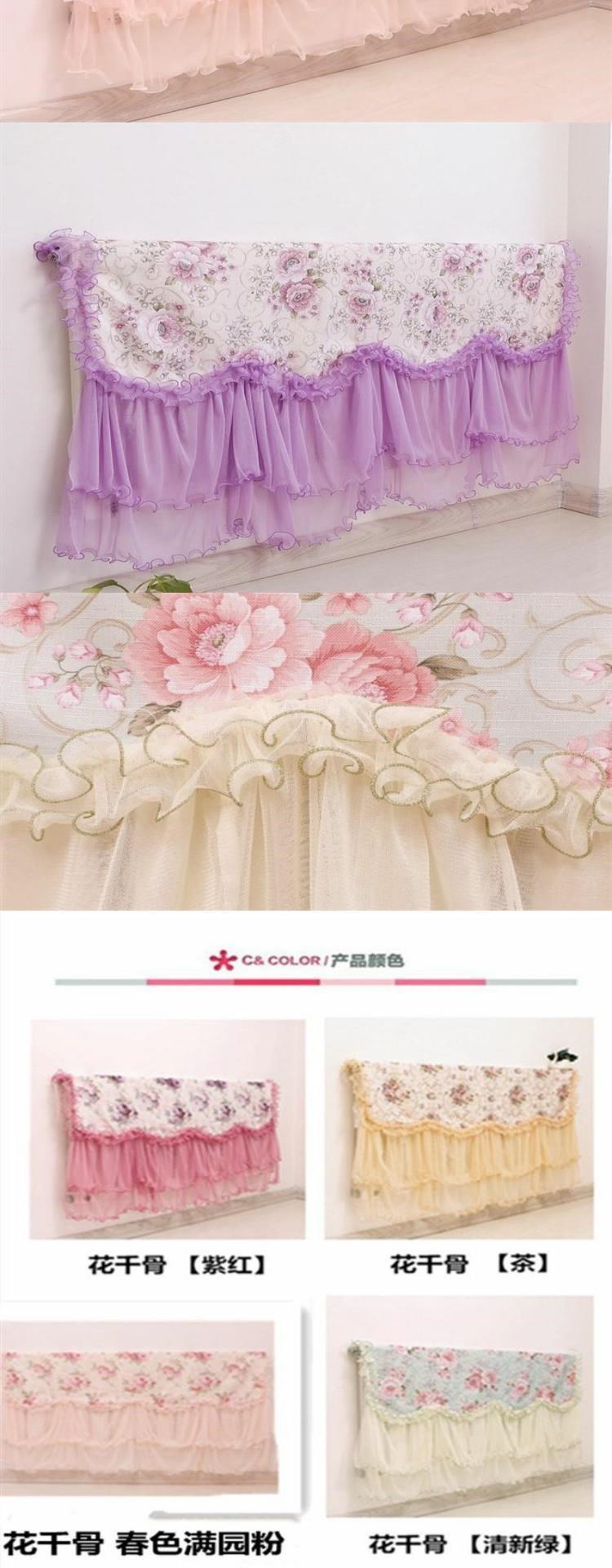 Một bộ tản nhiệt mới bọc vải ren bộ tản nhiệt che bụi hoa ngàn xương nắp bảo vệ sưởi. - Bảo vệ bụi