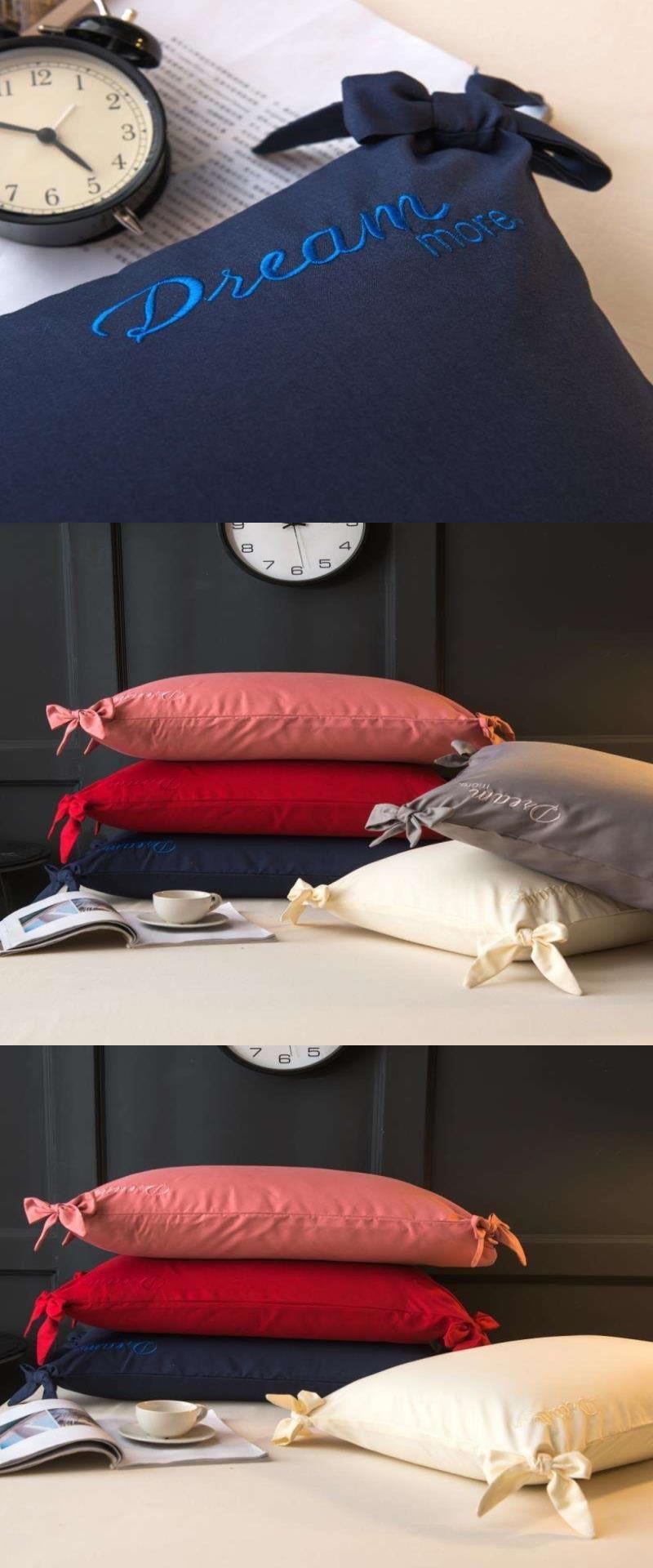 Áo gối 46x72 áo gối học sinh một đôi chăn gối đơn dày 45x70cm phong cách bắc âu hàn quốc dễ thương - Gối trường hợp