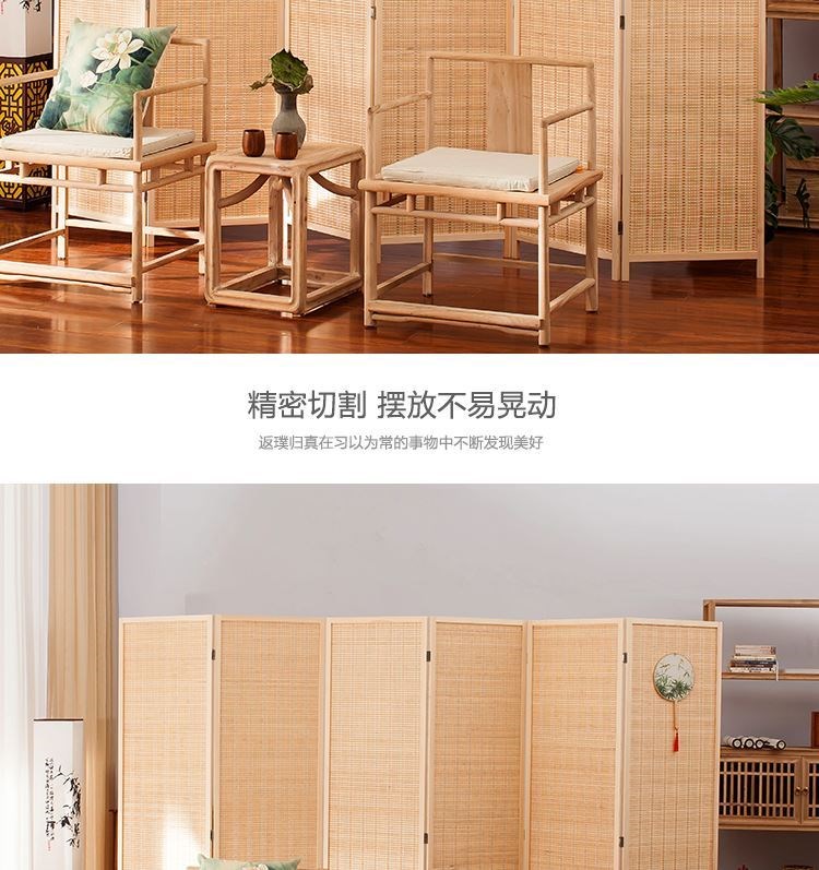 Phòng chụp ảnh mới màn hình Trung Quốc vách ngăn hiên phòng khách chụp phòng khách phòng ăn bình phong tre khung gỗ thông căn hộ nhỏ trong nhà - Màn hình / Cửa sổ