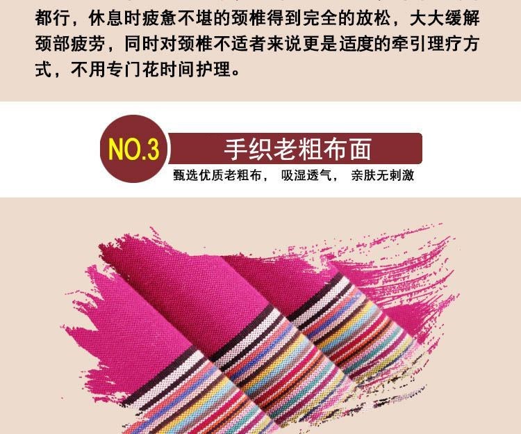Gối chống ngáy bảo vệ cổ mới căng tạo tác thoải mái người lớn gối ngủ bảo vệ cổ cũ vải thô chống ngáy ngủ nhà - Gối