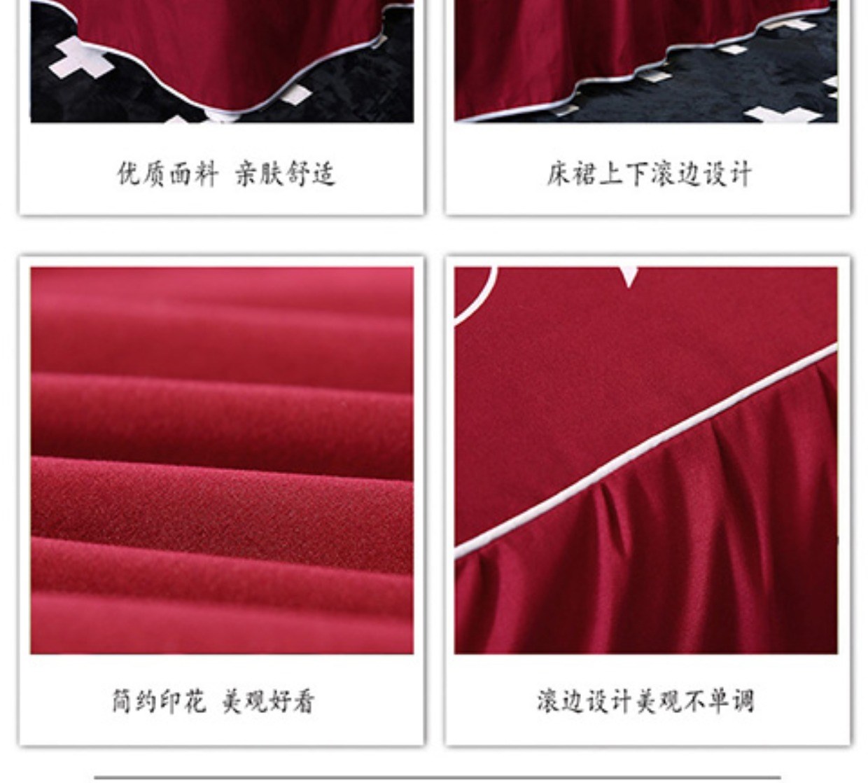 Phong cách Châu Âu mùa xuân và mùa hè Simmons đồng màu trải giường váy phủ giường phong cách công chúa đơn mảnh Ga giường nhóm Hàn Quốc 1.8m1.5m2 - Váy Petti