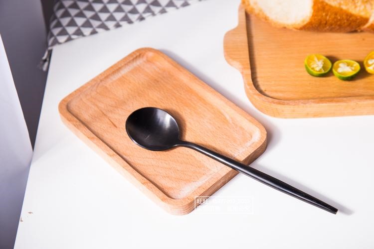 Đĩa gỗ kiểu Nhật, khay gỗ đặc, đĩa phẳng, đĩa gỗ sồi hình chữ nhật, đĩa tây, đĩa bát đĩa, đĩa ăn nhanh, đĩa ăn sáng, bộ đồ ăn - Tấm