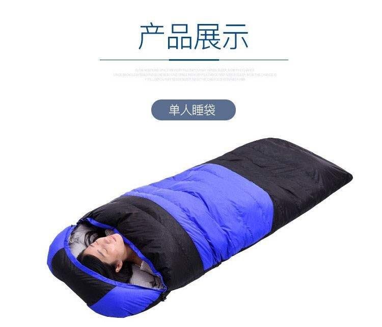 Xe tuyết cắm trại cắm trại duvet phủ giường đơn ngủ leo núi mở rộng mới ngoài trời ngoài trời túi ngủ mùa đông dày lên - Túi ngủ