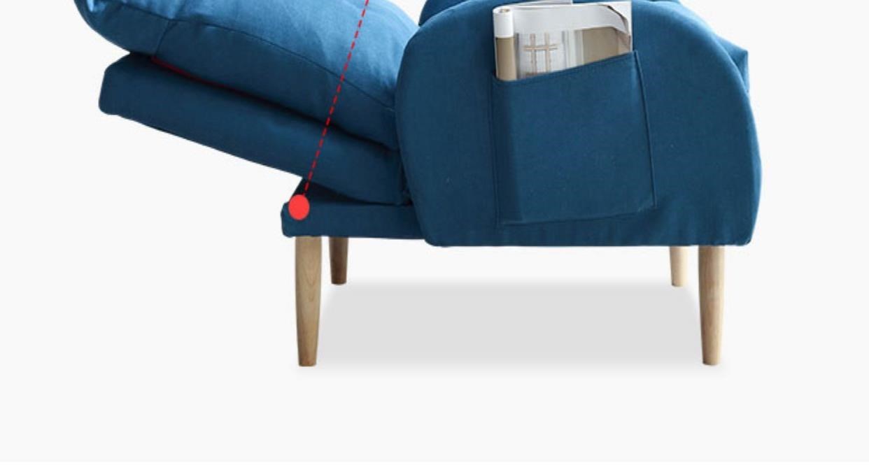 Ghế sofa lười tatami phòng ngủ gấp ghế tựa căn hộ nhỏ phòng khách ghế salon ban công ghế sofa đơn - Ghế sô pha