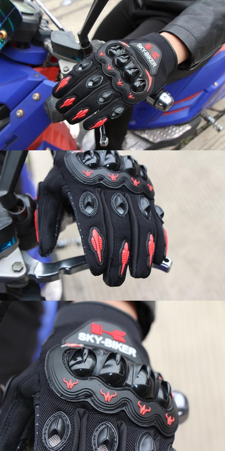 Găng tay xe máy cậu bé đi xe máy đua được trang bị màn hình cảm ứng bốn mùa găng tay đi xe máy xuân, thu, đông để giữ ấm - Xe máy Rider thiết bị
