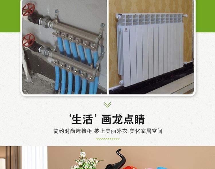 Bộ chia nước nóng sàn tủ che tủ trang trí hộp đồng hồ trang trí đa chức năng tủ trang trí hộp đồng hồ nước điện sưởi ấm nhà mới trọn gói - Cái hộp