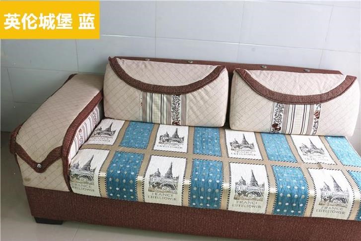 Vỏ bọc đệm sofa Bắc Âu đơn giản hiện đại đa năng bọc vải đơn giản có thể gấp lại bảo vệ vỏ bọc sofa giường đàn hồi - Bảo vệ bụi