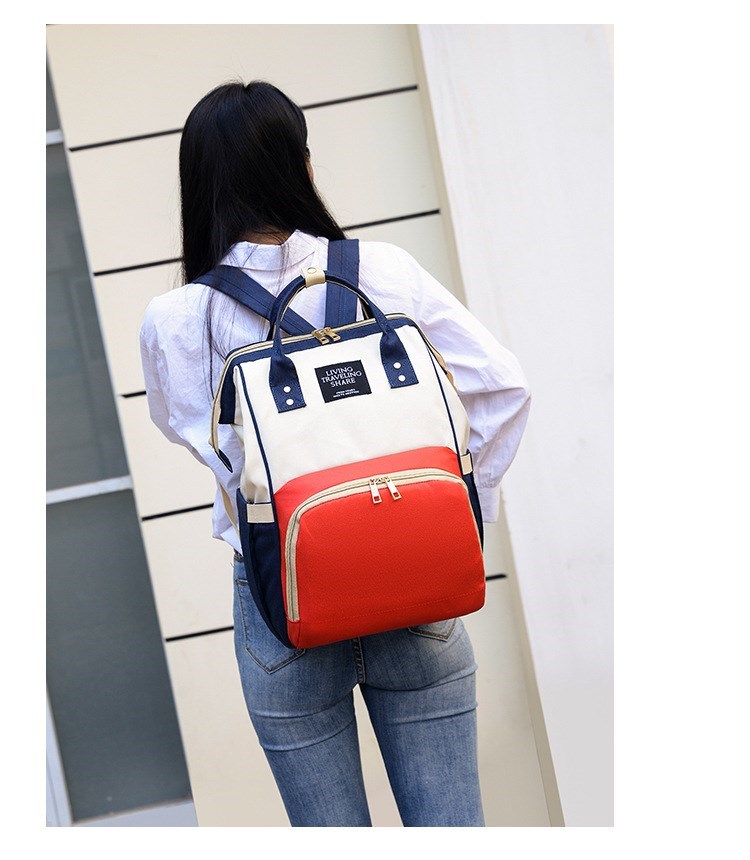 Mommy bag vai 2020 mẹ mới cho bé đi chơi ba lô đi chơi mẹ túi mẹ và bé túi cay mẹ - Túi / túi Baby