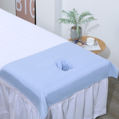 Giường massage tùy chỉnh massage vẻ đẹp vải gối khăn nằm khăn massage massage mùa đông khăn vải có thể vuông - Khăn gối