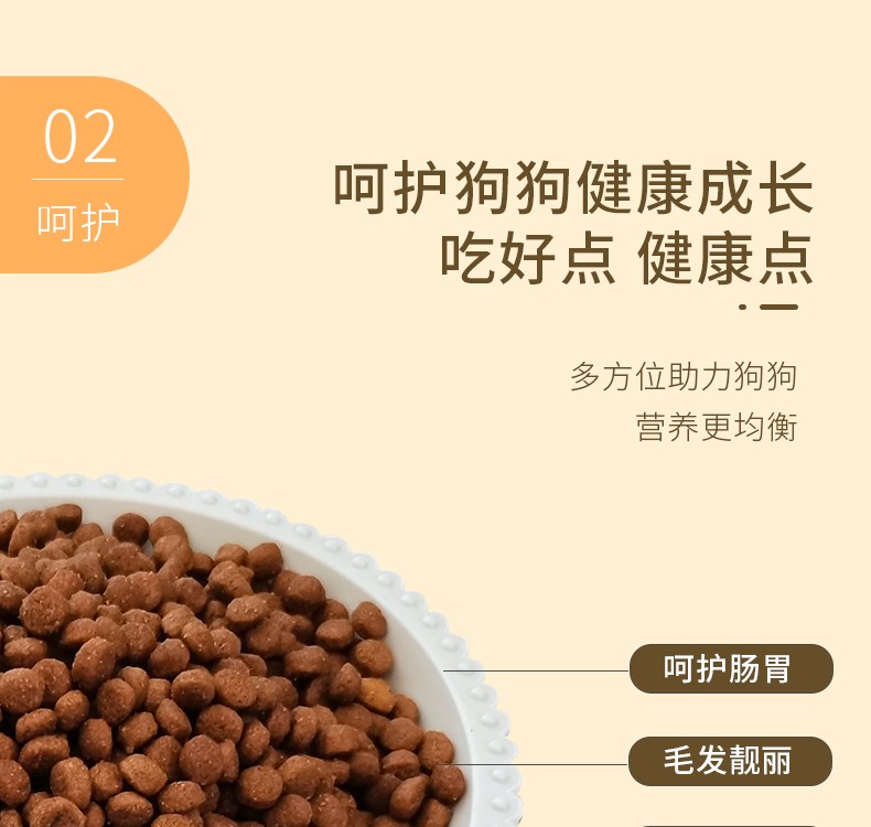 Thức ăn cho chó Bắc Kinh thức ăn cho chó trưởng thành đặc biệt 2,5kg5 kg thức ăn chủ yếu cho chó nhỏ hương vị thịt bò tự nhiên Thức ăn cho chó Bắc Kinh - Chó Staples