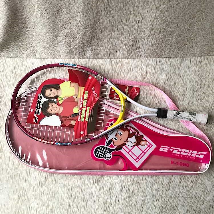 Vợt tennis dành cho trẻ em Yidong 23 Vợt tennis lưới ngắn cung cấp độ rung cao su cho người chơi tennis mềm - Quần vợt