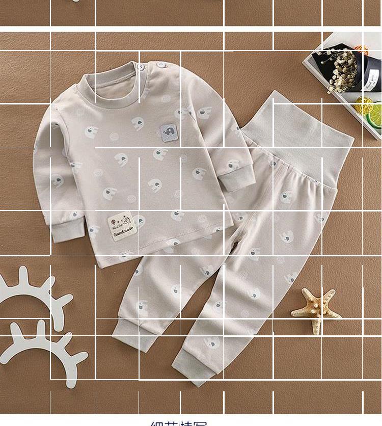 Quần áo mùa thu cho bé quần mùa thu 1-2-3 tuổi Đồ lót cotton hai mảnh cho bé gái mùa xuân và mùa thu cho bé trai - Quần áo lót
