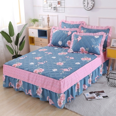 Khăn trải giường đệm bông trải giường khăn trải giường cotton Simmons bảo vệ khăn trải giường 1.5m1.82.0m giường - Váy Petti