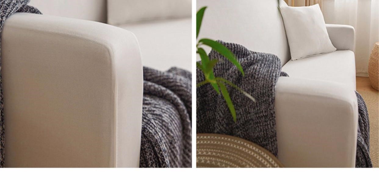 Vải bọc ghế sofa đàn hồi bao gồm tất cả bốn mùa nói chung Bắc Âu lưới dày không trơn trượt đơn giản màu đỏ bọc ghế sofa khăn tắm bọc bảo vệ - Bảo vệ bụi
