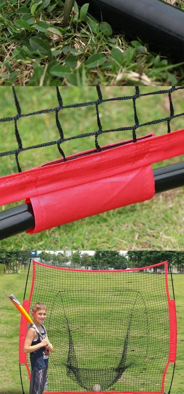 Bóng chày Strike Net Trường tương tác Dunk Net Block Hỗ trợ lâu bền Sân chơi thực hành Ball Bar Net Shot Sports - Bóng chày