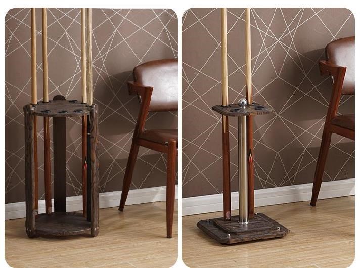 Cất giữ gậy treo tường Kệ bi a Trung Quốc mới, kệ để sàn, đế ba chiều, đẹp Bắc Âu - Bi-a