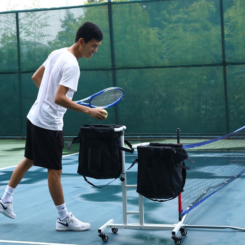 Xe tập tennis, xe gắp bóng, rổ tennis, xe gắp bóng tennis, xe tennis - Quần vợt