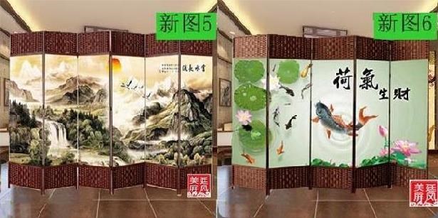 Màn hình phân vùng hiện đại tối giản hoạt động móng tay nghệ thuật di động gỗ rắn phòng ăn phòng ngủ khối phòng tắm phòng khách hiên vải - Màn hình / Cửa sổ