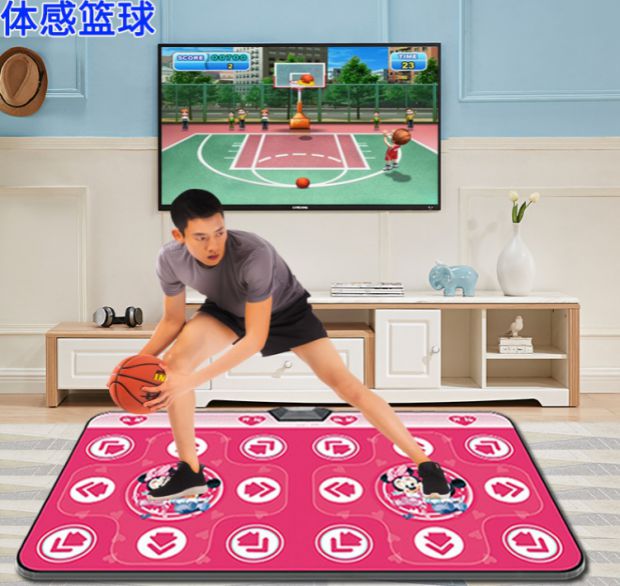 Máy trò chơi Somatosensory, nhịp điệu trò chơi nhảy cho trẻ em, trò giải trí khiêu vũ đa chức năng dành cho trẻ em, chức năng chăn TV đặc biệt trên máy tính - Dance pad