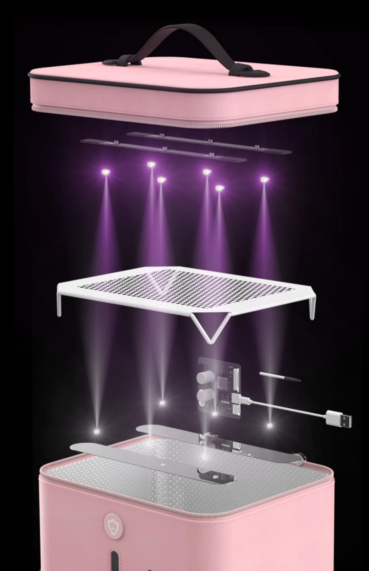 Дезинфекция одежды машина 小盾g除味杀菌紫外线灯消毒箱内衣衣物小型衣服玩具手机清洁器家