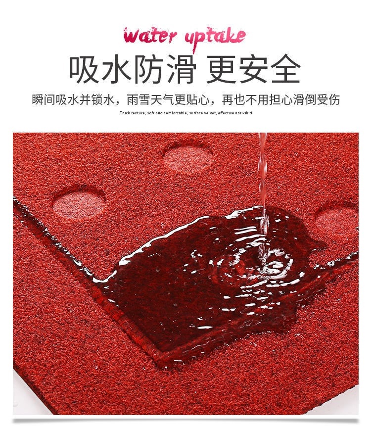 Thảm trải sàn, thảm cửa, lối vào nhà, thảm lót chân chống trơn, thảm thấm nhà bếp, phòng tắm, phòng khách có thể cắt được - Thảm